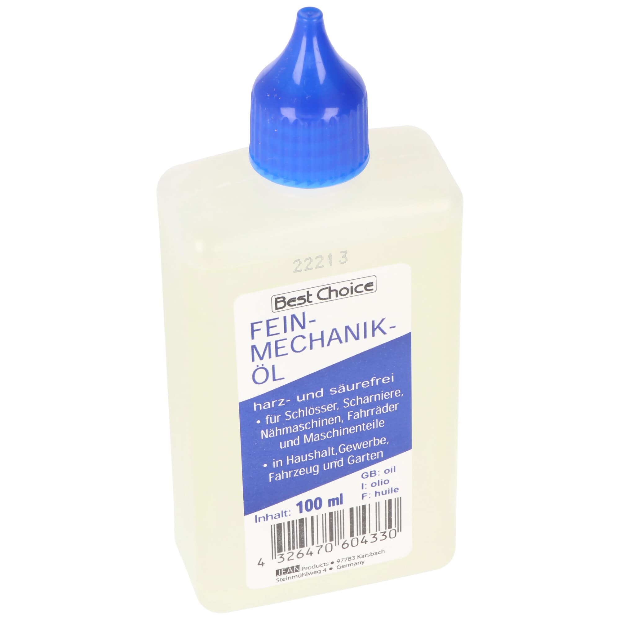 Huile mécanique de précision 100 ml, huile universelle pour atelier, maison, serrures, outils, vélos, etc., assure une fonctionnalité fluide, sans